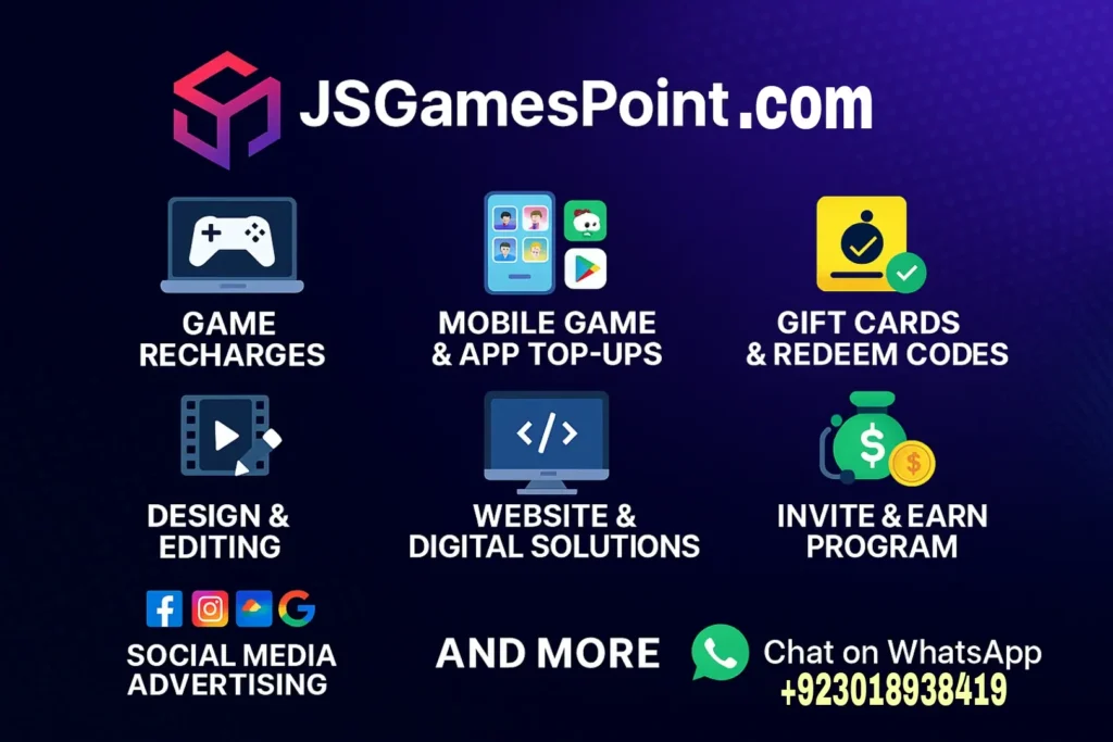 Contact jsgamespont main banner